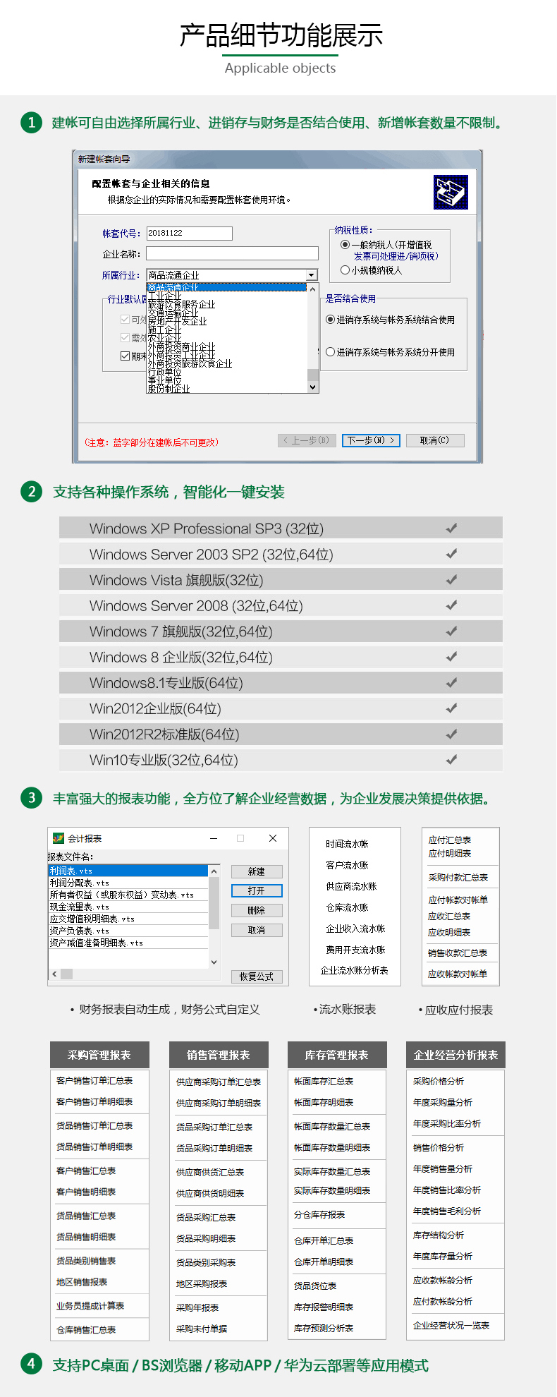 速达3000-BAS软件功能模块